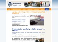 Webová stránka Priemyselné Podlahy A - Z, s. r. o.