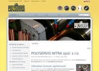 Webová stránka POLYSERVIS Nitra spol. s r.o.