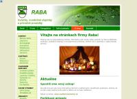 Webová stránka Raba spol. s r.o.