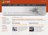 Webová stránka R-art