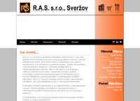 Webová stránka Ras S.r.o Sveržov