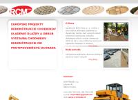 Webová stránka RCM TRADE s.r.o.