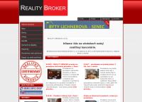 Webová stránka Reality Broker S.r.o.