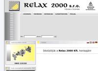 Webová stránka Relax 2000, Spol. S R.o.