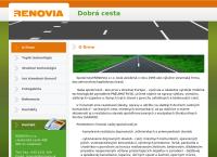 Webová stránka Renovia s.r.o.