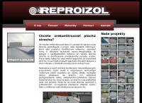 Webová stránka Reproizol s.r.o.
