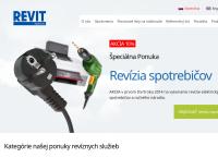 Webová stránka Revit-Nitra S.r.o