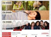 Webová stránka Ria- Móda S.r.o.