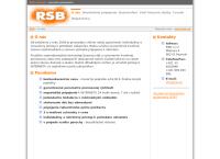 Webová stránka Rsb, S.r.o