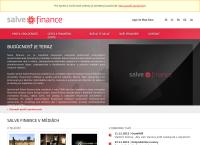 Webová stránka Salve Finance, A.s. Bratislava