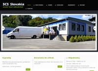 Webová stránka SCS - SLOVAKIA s.r.o.