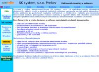 Webová stránka SK system s.r.o.