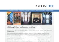 Webová stránka SLOV lift spol. s r.o.