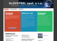 Webová stránka SLOVSTEEL spol. s r.o.