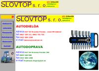 Webová stránka Slovtop spol. s.r.o.