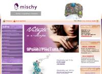 Webová stránka Mischy S.r.o. Košice