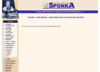 Webová stránka SPONKA SK s.r.o.