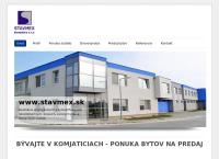 Webová stránka STAVMEX Komjatice s.r.o.