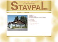 Webová stránka STAVPAL s. r. o