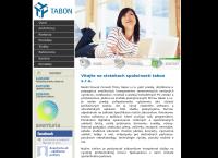Webová stránka Tabon, S R.o.