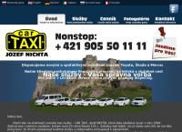Webová stránka Jozef Nichta - CAR TAXI s. r. o.
