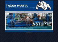 Webová stránka ŤAŽKÁ PARTIA spol. s.r.o.