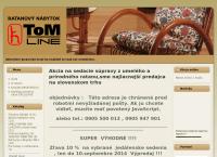 Webová stránka TOM line spol. s.r.o.