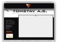 Webová stránka Tomstav, A.s.
