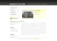 Webová stránka TRIMONT SLOVAKIA s.r.o.