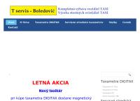 Webová stránka T Servis Boledovič