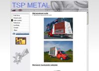 Webová stránka TSP Metal s.r.o.