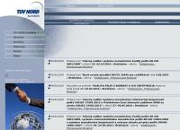 Webová stránka TÜV NORD Slovakia, s.r.o.