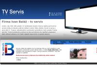 Webová stránka Ivan Baláž - TV SERVIS