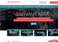 Webová stránka Mm Autocentrum, S. r. o.