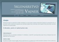 SKLENÁRSTVO Tibor Vajner