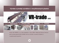 Webová stránka Vr - Trade S.r.o.