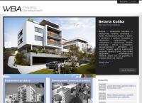 Webová stránka Wba Property Development S.r.o.