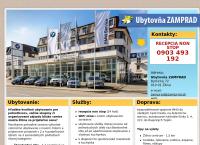 Webová stránka Ubytovňa Zamprad