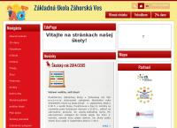 Webová stránka Základná Škola Záhorská Ves