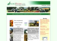 Webová stránka AgroFoods s.r.o.