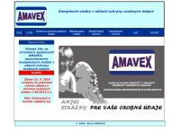 Webová stránka Amavex
