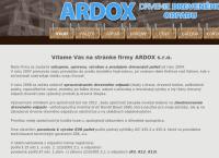 Webová stránka Ardox S.r.o. Kráľová Nad Váhom
