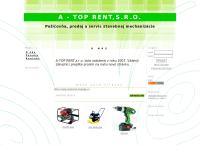 Webová stránka A-Top Rent s.r.o.