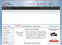 Webová stránka AURORA INTERNATIONAL, s. r. o.