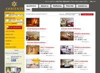 Webová stránka Ambiente Serviced Apartments S.r.o.