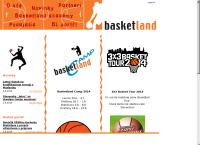 Webová stránka Basketland n.f.