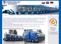 Webová stránka Comextrans S.r.o.