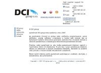 Webová stránka DCI Group s.r.o.