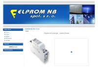 Webová stránka ELPROM NB spol. s r.o.