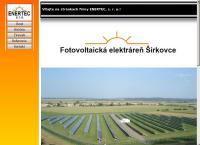 Webová stránka ENERTEC s.r.o.
